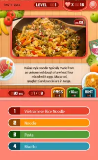 World Food Quiz Contest: Festival & Delicious Game Screen Shot 0