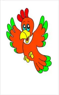 Coloring Pages Birds-Kid Games Screen Shot 1