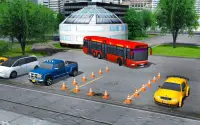 सिटी बस ड्राइविंग गेम्स: अमेरिकन बस पार्किंग गेम Screen Shot 0