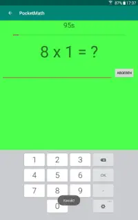 Pocket Math – Mental arithmetic trainer Screen Shot 6