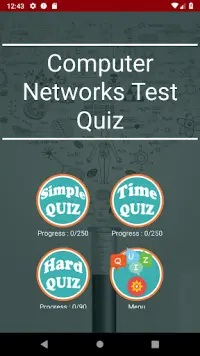 Computer Networks Test Quiz Screen Shot 0