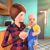 Real Family Babysitter Helping Mom Simulator 3D
