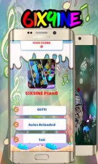 🎹 6IX9INE piano game Screen Shot 2