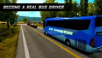 Coachbus simulatie heuvel rijden bus simulator 3d Screen Shot 1