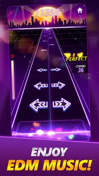 Dancing Tiles : EDM Rhythm Game Screen Shot 1