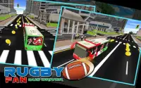 Rugby Fan autobús 3D Conductor Screen Shot 1