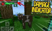 Damage Indicator Addon para Minecraft PE Screen Shot 0