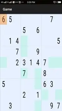 Simple Sudoku Game Screen Shot 2