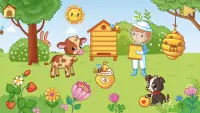 Vorschule Lernspiele Farm Puzzle Kinderspiele Screen Shot 0