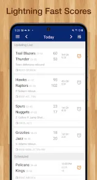 Scores App: for NBA Basketball Screen Shot 0