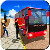 오프로드 관광 버스 운전자 오르막 코치 드라이브 시뮬레이션