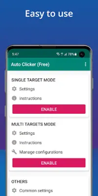 Auto Clicker - Automatic tap Screen Shot 0