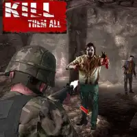 Zombie War 3D - full monsters horde action game Screen Shot 6