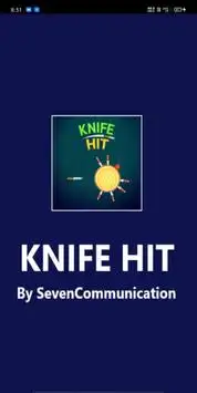 Knife Hit Game Screen Shot 0