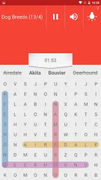 Dawg Word Search Screen Shot 2