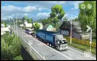 Euro Truck : Cargo Delivery Driving Simulator 3D Screen Shot 1