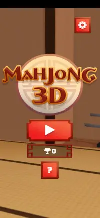 MAHJONG 3D Screen Shot 0