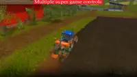 Modern Harvest Tractor Farming Drive 3D-Sim Games Screen Shot 2