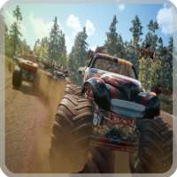 monster truck zniszczenie napęd hillock offroad 3d