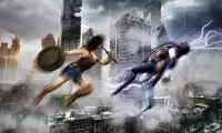 Grand Superhero Warrior Girl Legends: Robots Fight Screen Shot 1