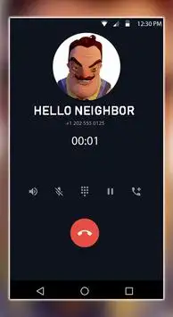 Hello Neighbor Fake Call Simulator Screen Shot 2
