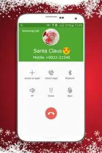 Call Video From Santa Claus Tracker Christmas 2017 Screen Shot 0