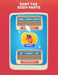 Human Body Parts Learning Game Screen Shot 10