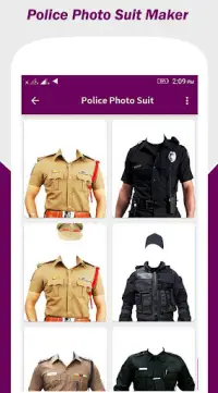Police Photo Suit Screen Shot 0