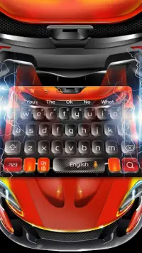 Cool Sports Car Keyboard Screen Shot 2