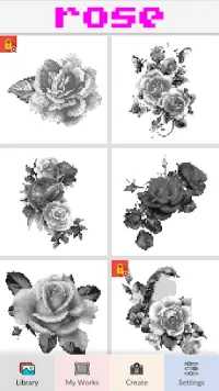 Rose - Pixel Art Screen Shot 2