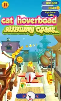cat hoverboard subway games Screen Shot 0