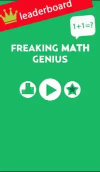 Freaking Math Genius Screen Shot 3