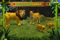 Rois de la jungle royaume famille lion Screen Shot 2