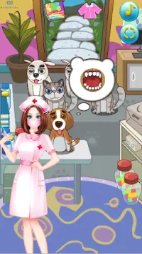 Animal Hospital - caring games for girls Screen Shot 1