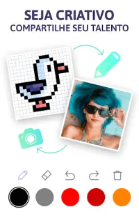 PixelBook: Pixel art e pinte por números Screen Shot 12