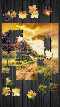Countryside Jigsaw Puzzle Game Screen Shot 3