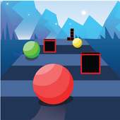 Ball Race auf Color Road! -Jumping Ball