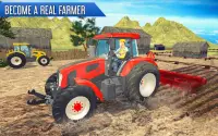 Tractor Thresher Games 3D: Farming Games Screen Shot 2