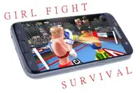 लड़की लड़ो - रियल मुक्केबाजी 3 डी लड़ाई Screen Shot 3