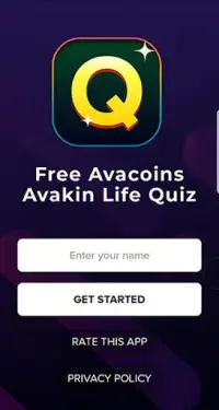Free Avacoins Quiz For Avakin Life Screen Shot 1