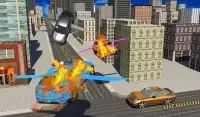 Трансформация автомобилей Futuristic Robot: Flying Screen Shot 15