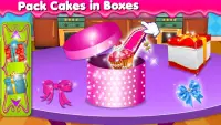 Pembuat kue high heels: game memasak roti Screen Shot 4
