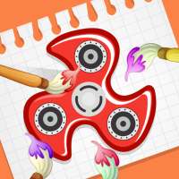 Fidget Spinner Coloring Pages