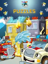 Cartoon Cars Puzzle for Kids Screen Shot 2