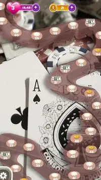 Bubble shooter poker Screen Shot 1