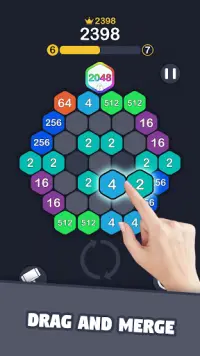 2048 Hexagon Screen Shot 0