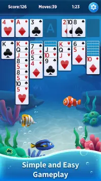 Solitaire Fish - Offline Games Screen Shot 1