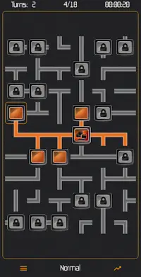 Netwalk - IT Logic Puzzle Game Screen Shot 1