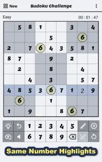 Sudoku Challenge - Sudoku Free . Sudoku Puzzle Screen Shot 4