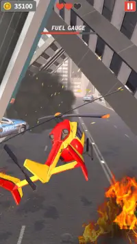 헬리콥터 탈출 -스매시 시티 서바이벌 게임 Screen Shot 3